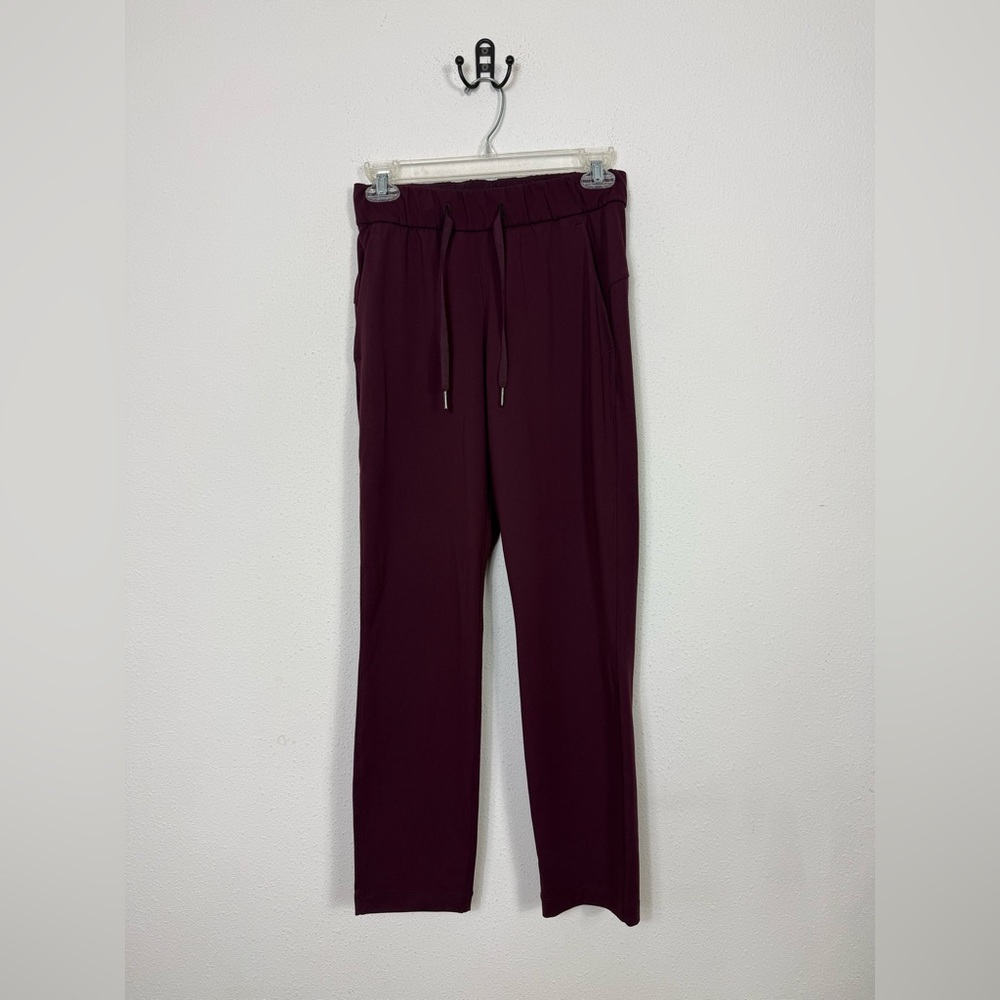 Lululemon On the Fly 7/8 Pant Burgundy High Rise Women’s 2
